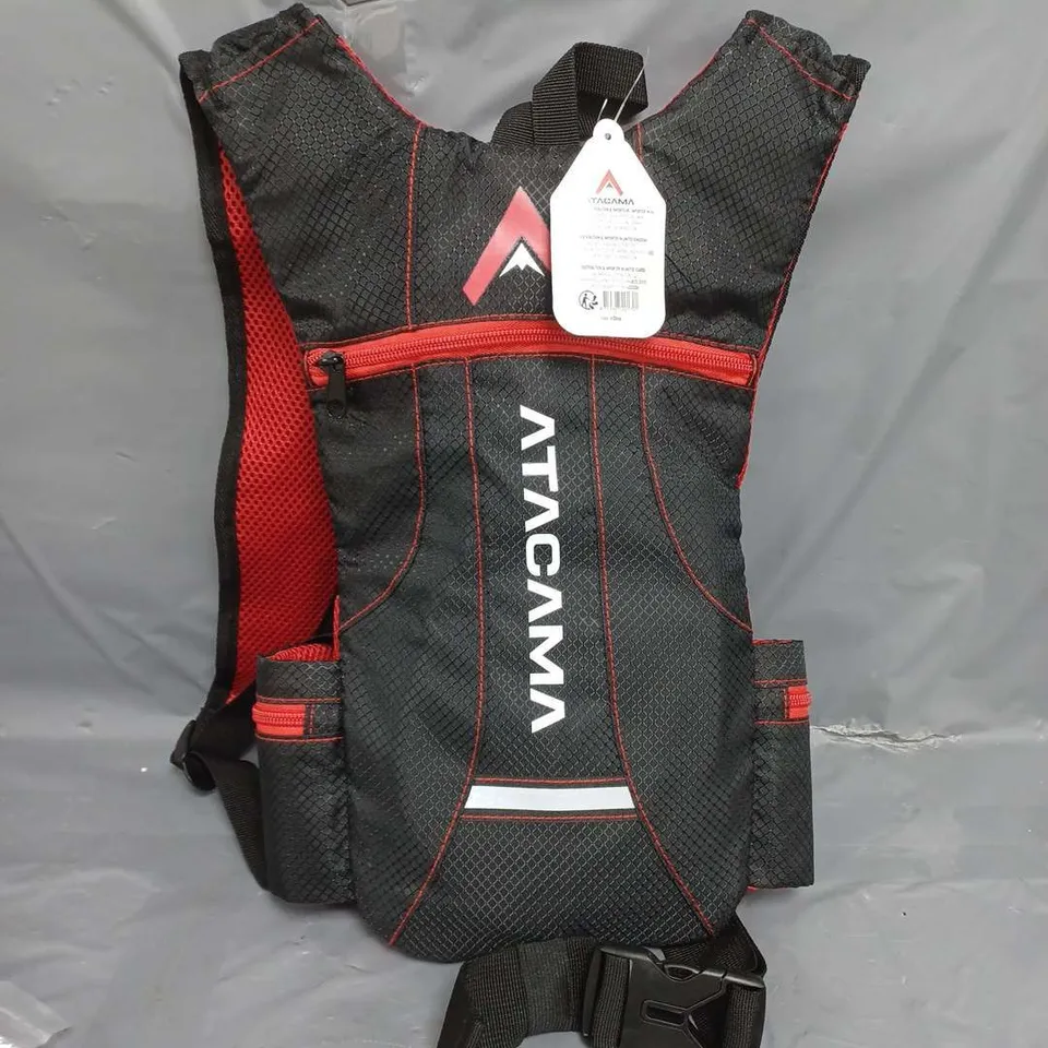 ATACAMA HYDRATION RUCKSACK BLACK AND RED