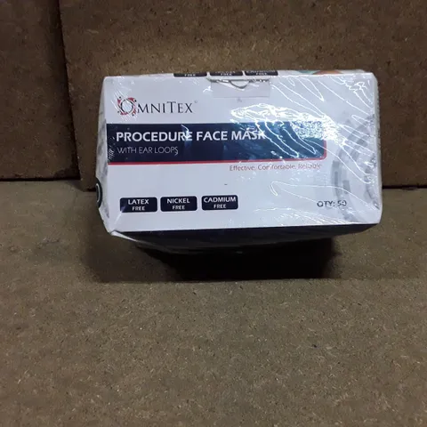 BOX OF 11 PROCEDURE FACE MASK WITH EAR LOOPS 