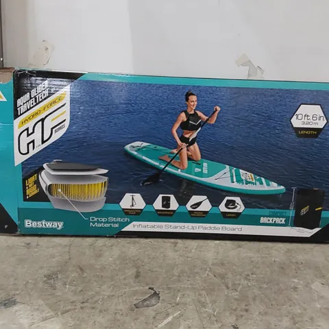 BOXED HYDRO-FORCE AQUA GLIDER TRAVEL TECH SET INFLATABLE STAND-UP PADDLE BOARD (1 BOX)