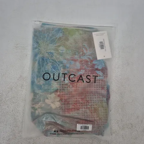 BAGGED OUTCAST NIKI MAXI DRESS IN OPAL TOPAZ SIZE LARGE