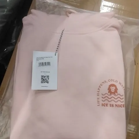 BOX OF MIXED ASSORTMENT OF BRAND NEW BRASS MONKEY CLOTHING ITEMS INCLUDING - HOODIES - SIZES L - APPROXIMATELY X14 ITEMS