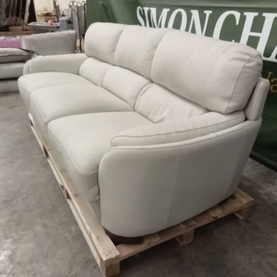 QUALITY DESIGNER ITALIAN MADE 3 SEATER LEATHER SOFA