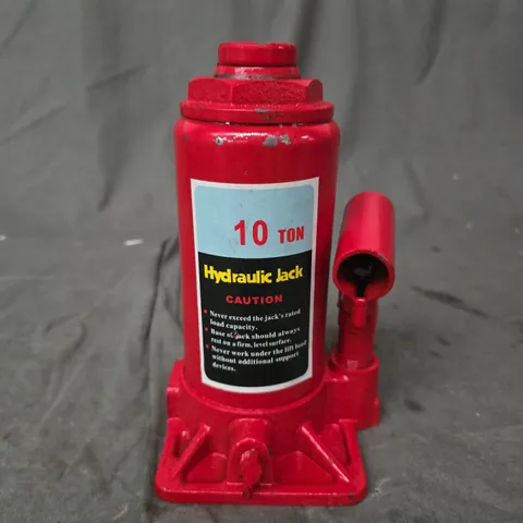 10 TON HYDRAULIC BOTTLE JACK – RED