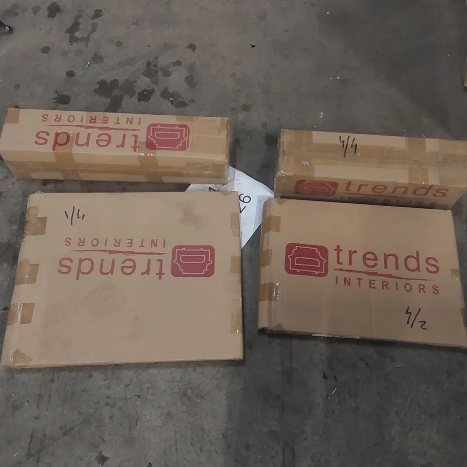 BOXED BIZET NEST OF TABLES - BLACK (4 BOXES)