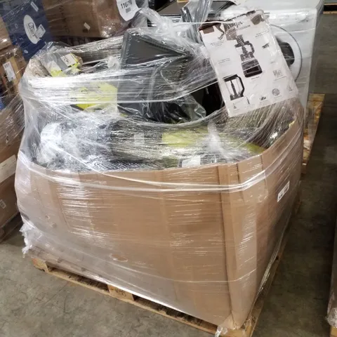 PALLET OF APPROXIMATELY 23 UNPROCESSED RAW RETURN HOUSEHOLD AND ELECTRICAL GOODS TO INCLUDE;