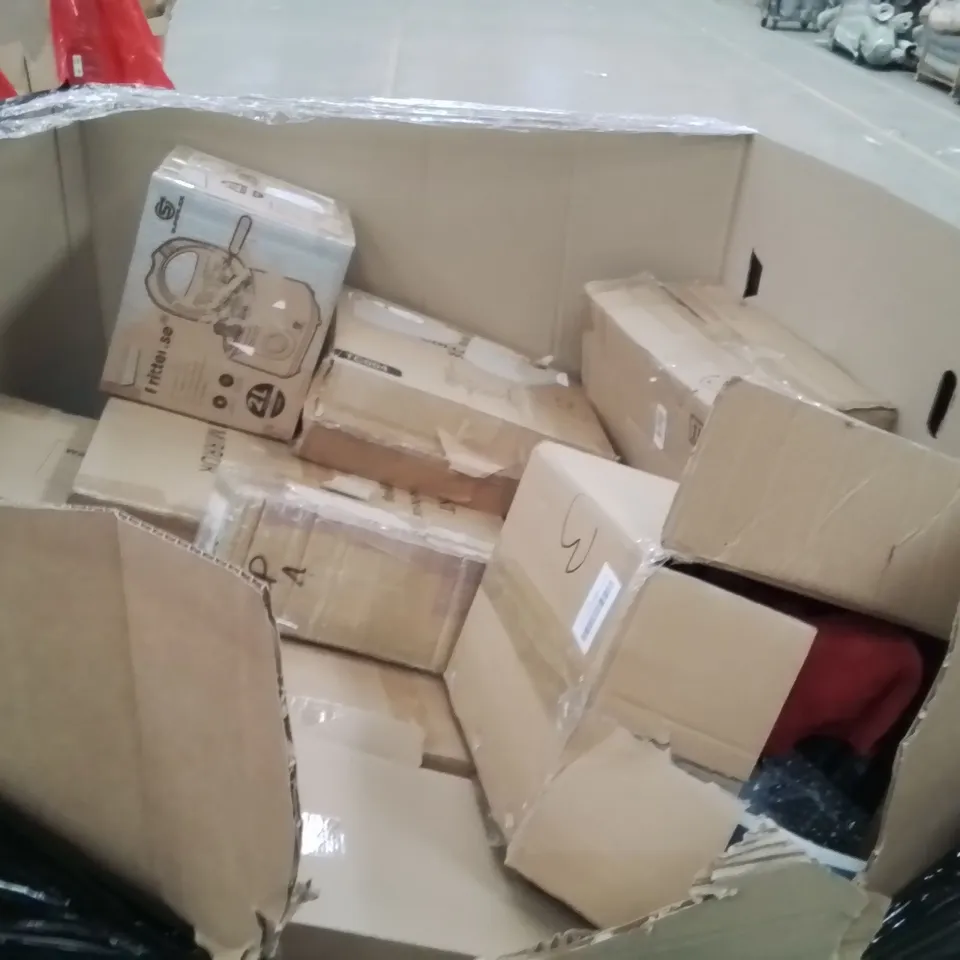 PALLET OF ASSORTED HOUSEHOLD GOODS AND PRODUCTS TO INCLUDE;SLOW JUICER,POTATO PEELER