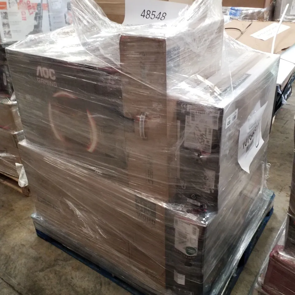 PALLET OF APPROXIMATELY 16 UNPROCESSED RAW RETURN MONITORS TO INCLUDE;