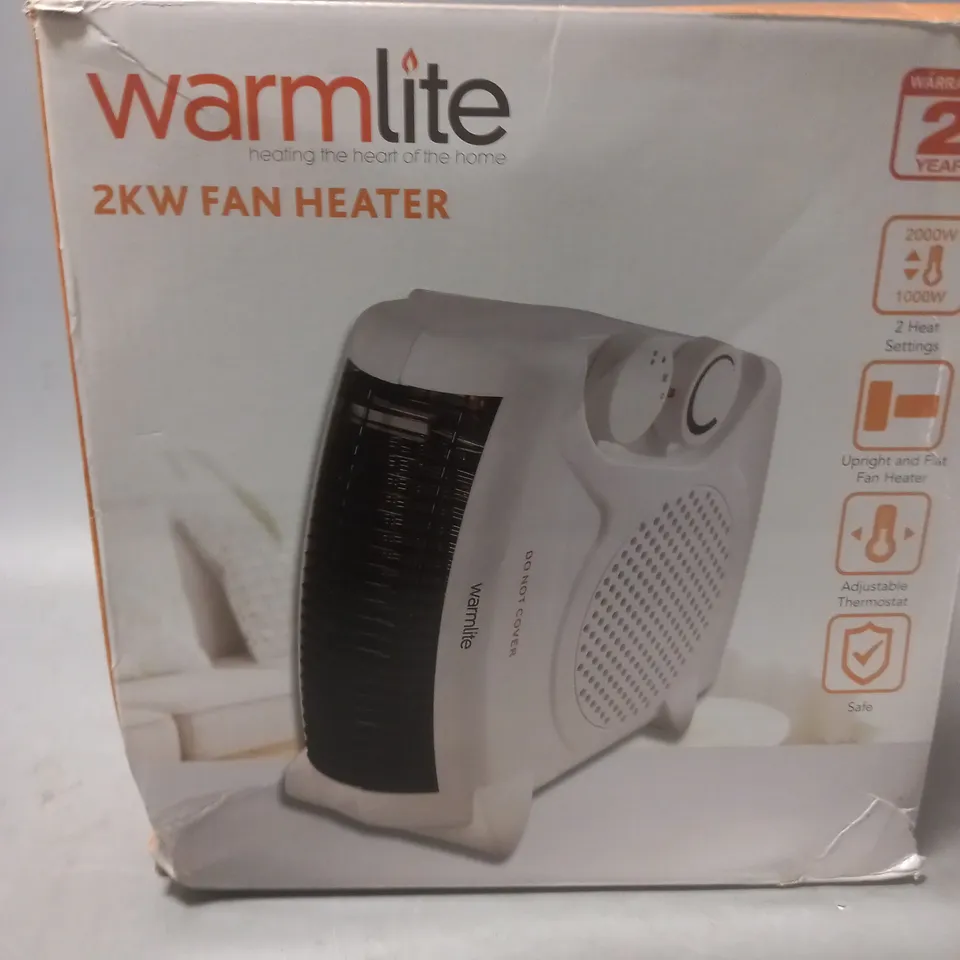 WARMLITE 2KW FAN HEATER