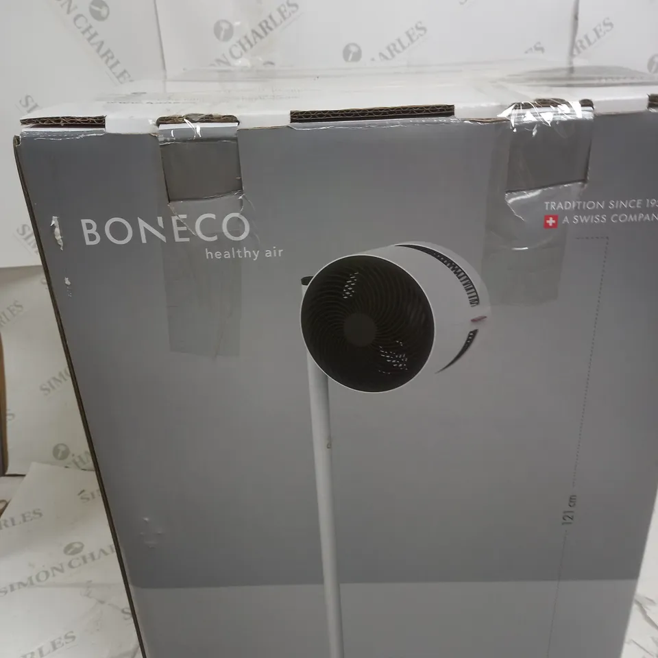 BOXED BONECO F230 AIR SHOWERING FAN, WITH INSTRUCTIONS