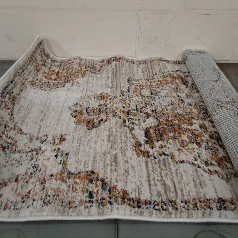 BRAND NEW PACO HOME CREAM HERBETE RUG SIZE 80CM X 150CM