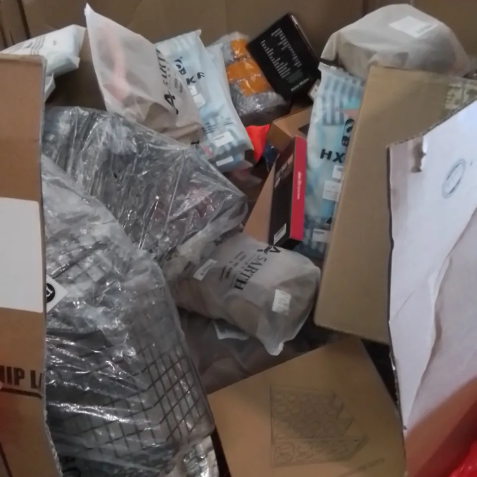 PALLET CONTAINING ASSORTED HOUSEHOLD & HOME IMPROVEMENT PRODUCTS. INCLUDES DVDS, HAND-HELD CLOTHES STEAMER, TOYS, BAG, KITCHEN SHEARS, RESISTANCE BAND SET ETC