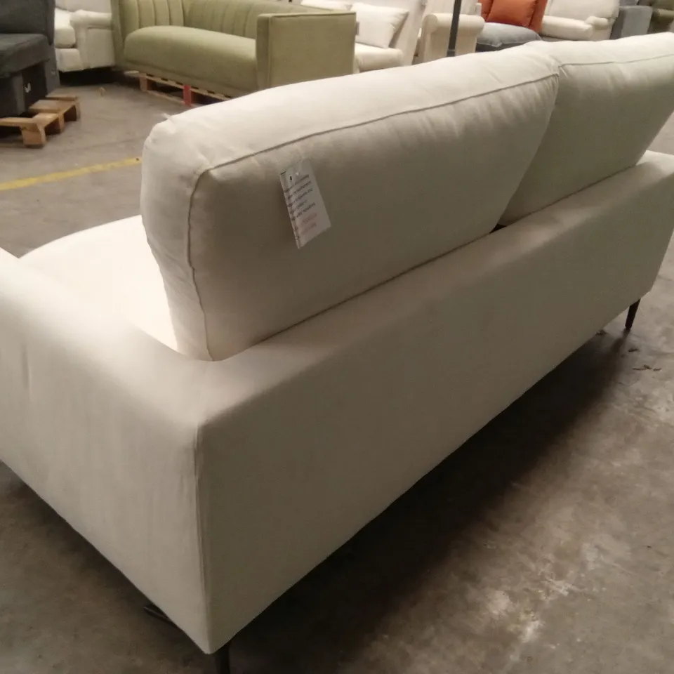 LEXI 3 SEATER SOFA, CREAM HOUSE PLUSH FABRIC