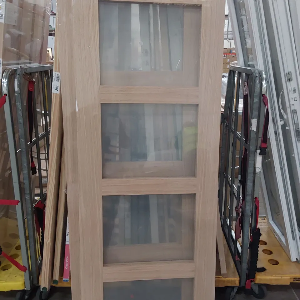 OAK 4 LITE INTERNAL DOOR 78 × 27cm