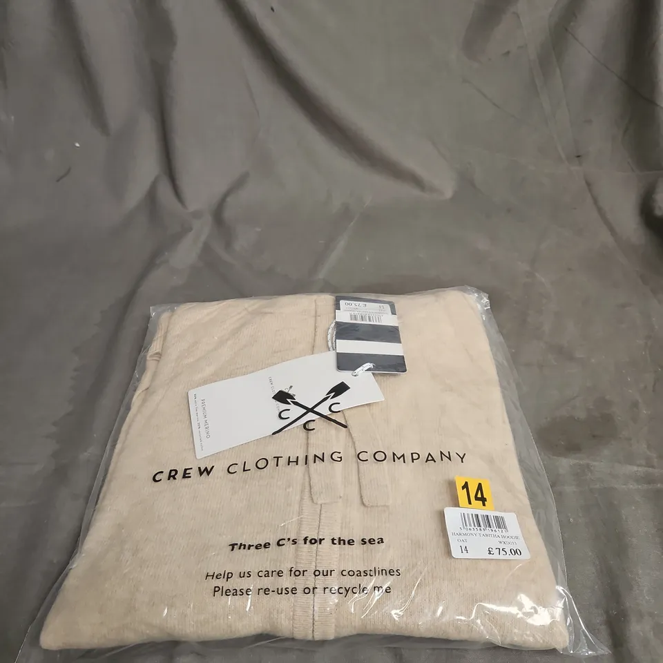  HARMONY TABITHA HOODIE – OAT, CREW CLOTHING COMPANY - UK 14