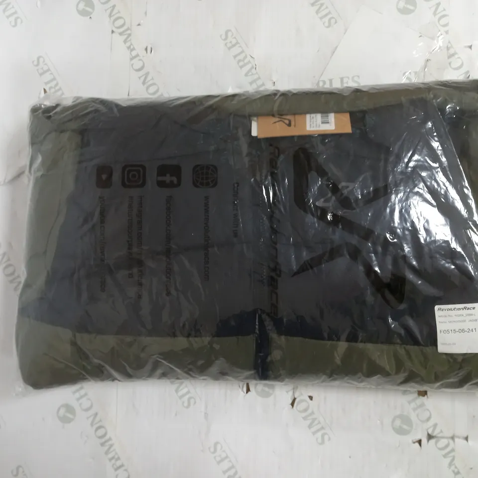 REVOLUTION RACE MONGOOSE JACKET IN BURNT OLIVE SIZE M