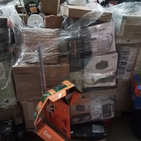 PALLET CONTAINING A LARGE QUANTITY OF ELECTRICAL PRODUCTS TO INCLUDE;HEDGE TRIMMER,HAIR CURLER,SLOW JUICER