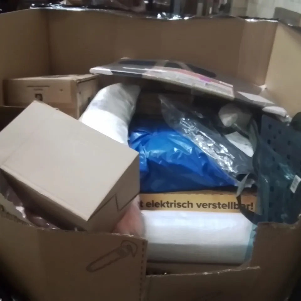 PALLET OF ASSORTED HOUSEHOLD GOODS AND PRODUCTS TO INCLUDE;LIGHT UP CRYSTAL,LEGO R2D2,CEILING LIGHT