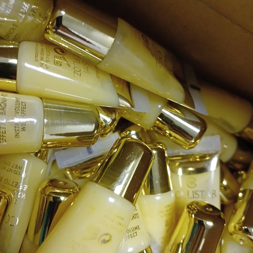 BOX OF APPROX 200 X 8ML COLLISTAR SUPERGLOSS INSTANT VOLUME WET EFFECT