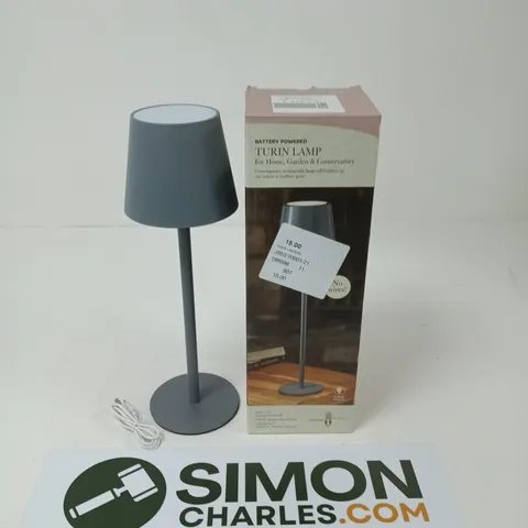 TURIN LAMP – BATTERY-POWERED TABLE LAMP
