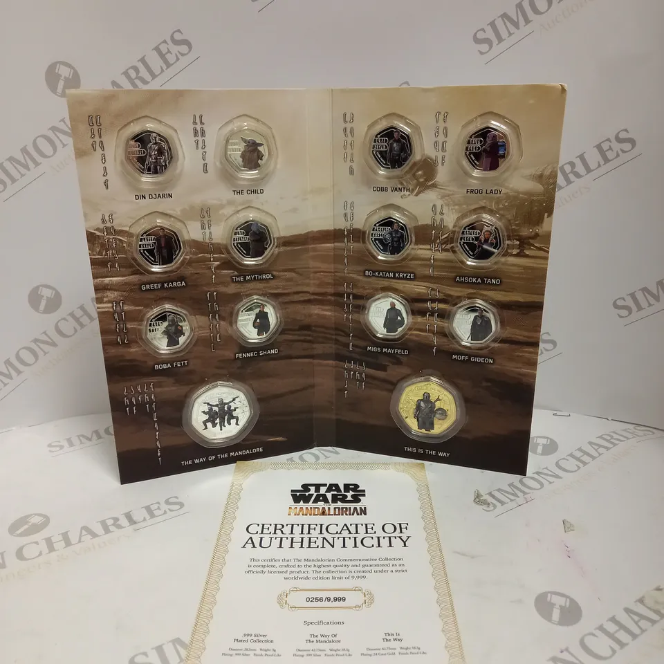 STARWARS THE MANDALORIAN OFFICIAL COLLECTORS COIN PACK 