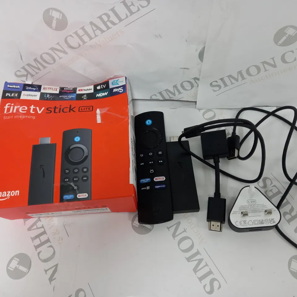 BOXED AMAZON FIRE TV STICK LITE