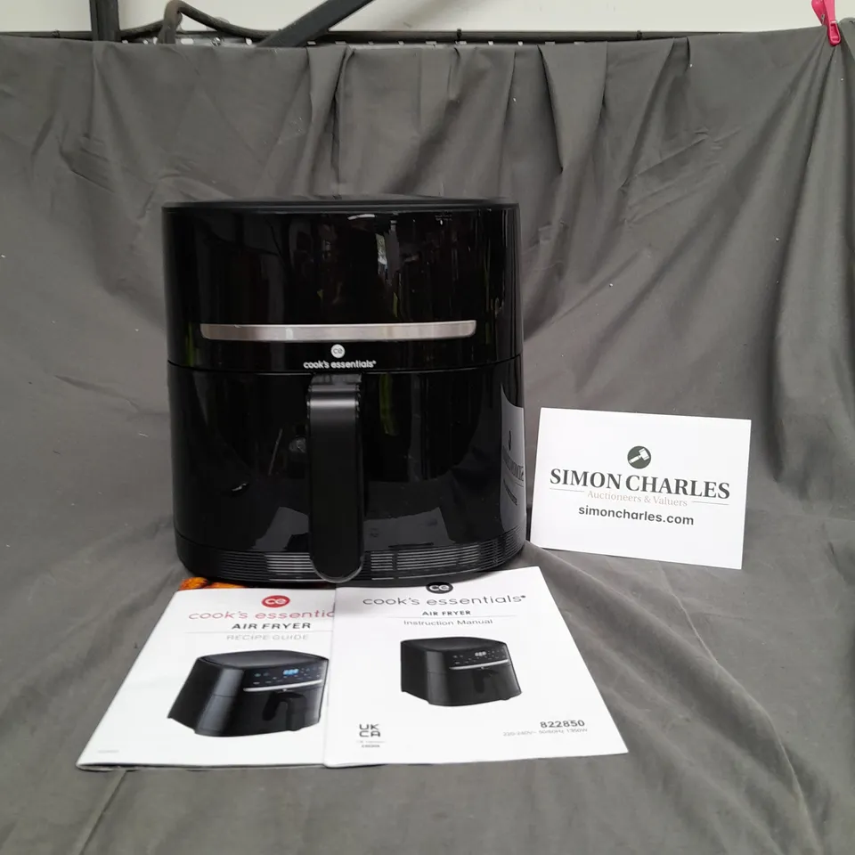 OUTLET COOK'S ESSENTIALS 4L DIGITAL AIR FRYER IN BLACK