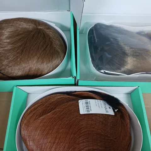 3 ASSORTED YOUR PRESENT DESIGN STUDIO SYNTHETIC WIGS