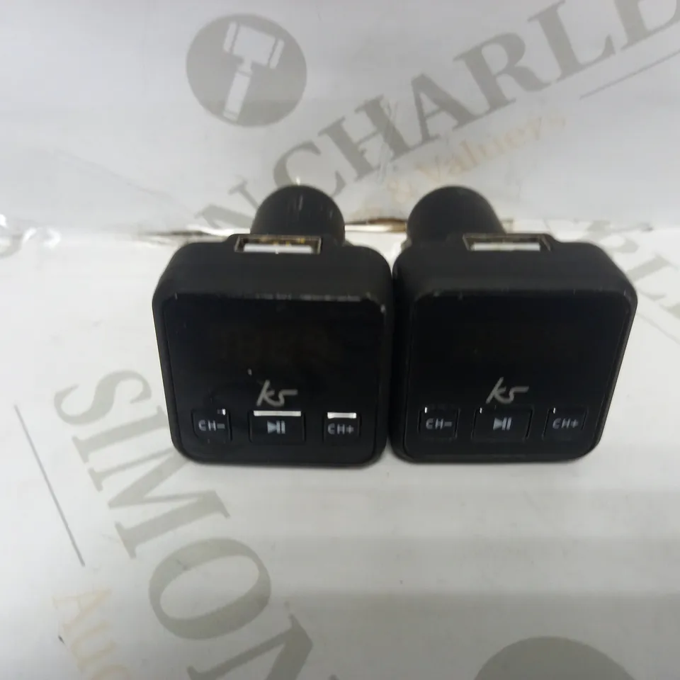 LOT OF 2 KITSOUND MYFM 2 WIRELESS TO AUDIO CONVERTERS 
