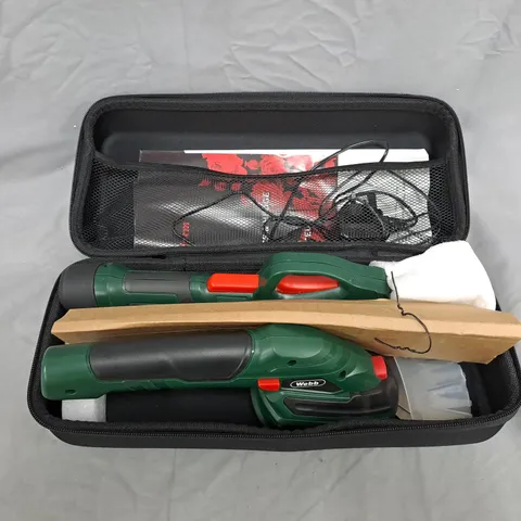 WEBB PRUNER & SHEAR SET WITH STORAGE BOX