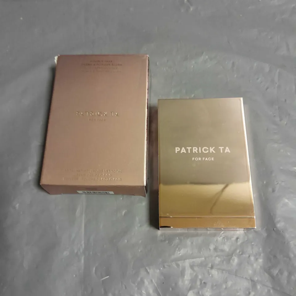 BOXED PATRICK TA DOUBLE TAKE CREME POWDER BLUSH 10G