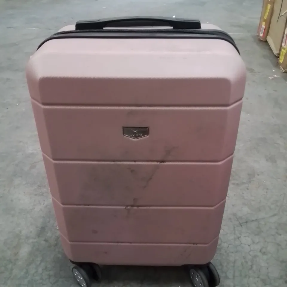 LUGG MINI PINK TRAVEL CASE ON WHEELS