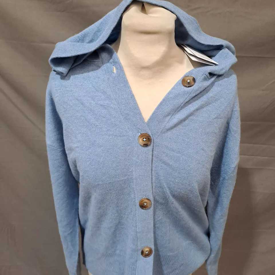 REISS EVIE-BUTTON KNITTED CARDIGAN SIZE XS