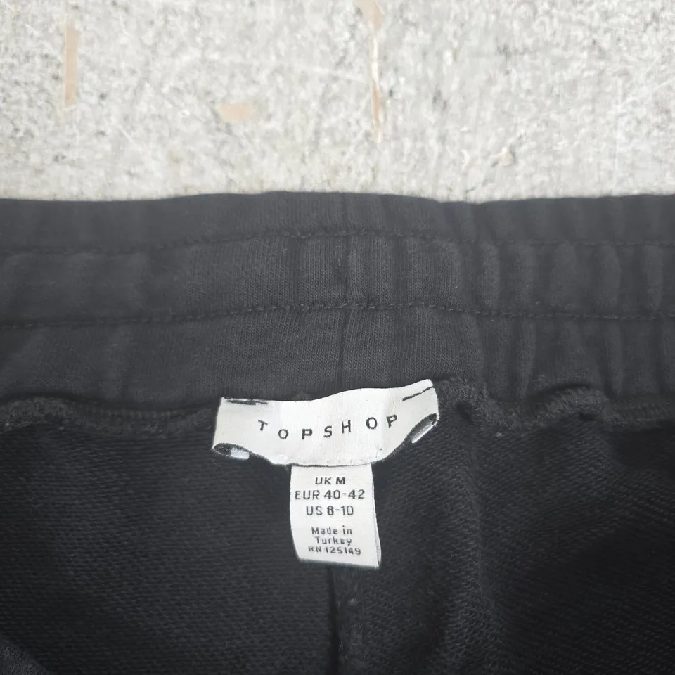 TOPSHOP WOMEN'S TROUSERS – UK M (EU 40-42) BLACK