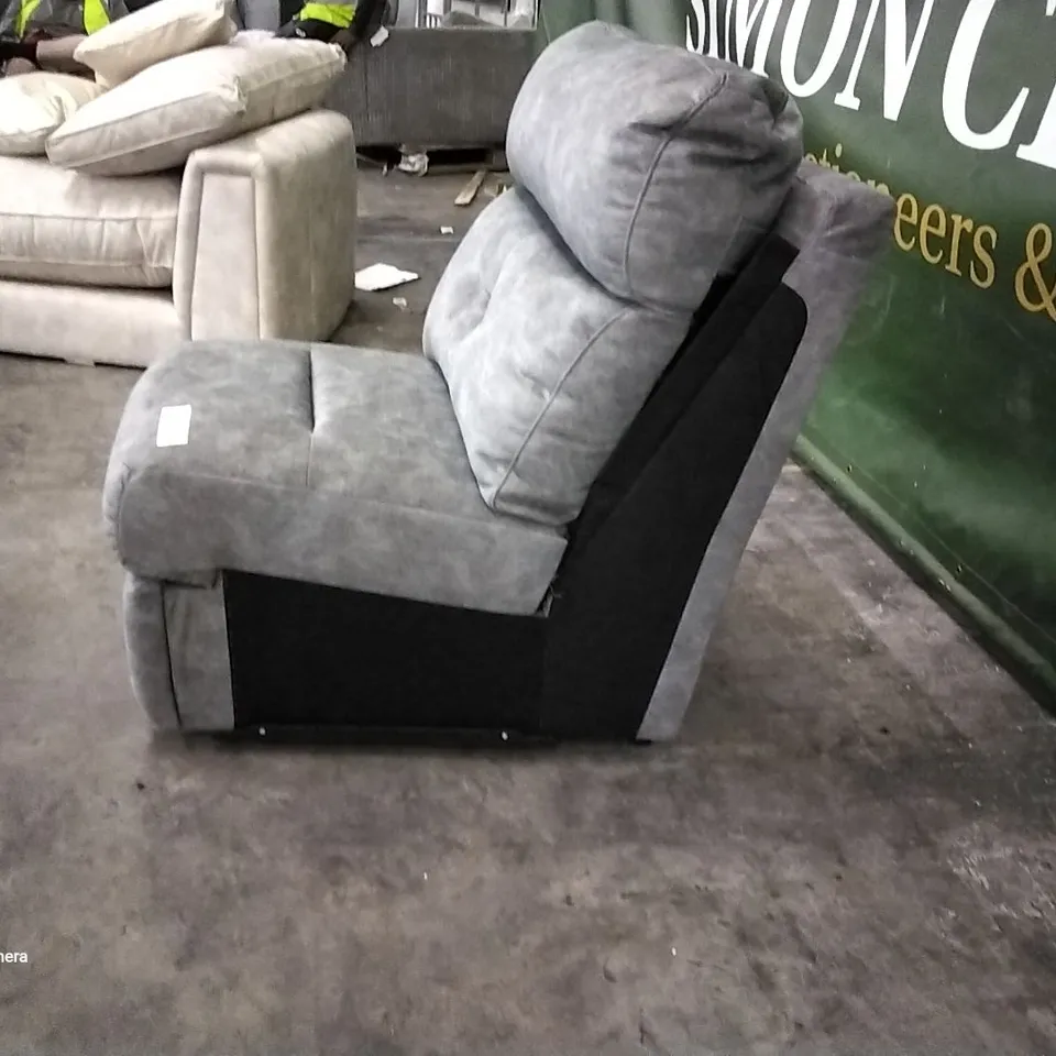 QUALITY BRITISH MANUFACTURED DESIGNER THE LOUNGE COMPANY HERMIONE CORNER SOFA SECTION SILVER BIRCH