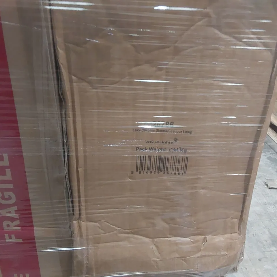 PALLET CONTAINING A VERY LARGE QUANTITY OF HOME LIGHTING PRODUCTS