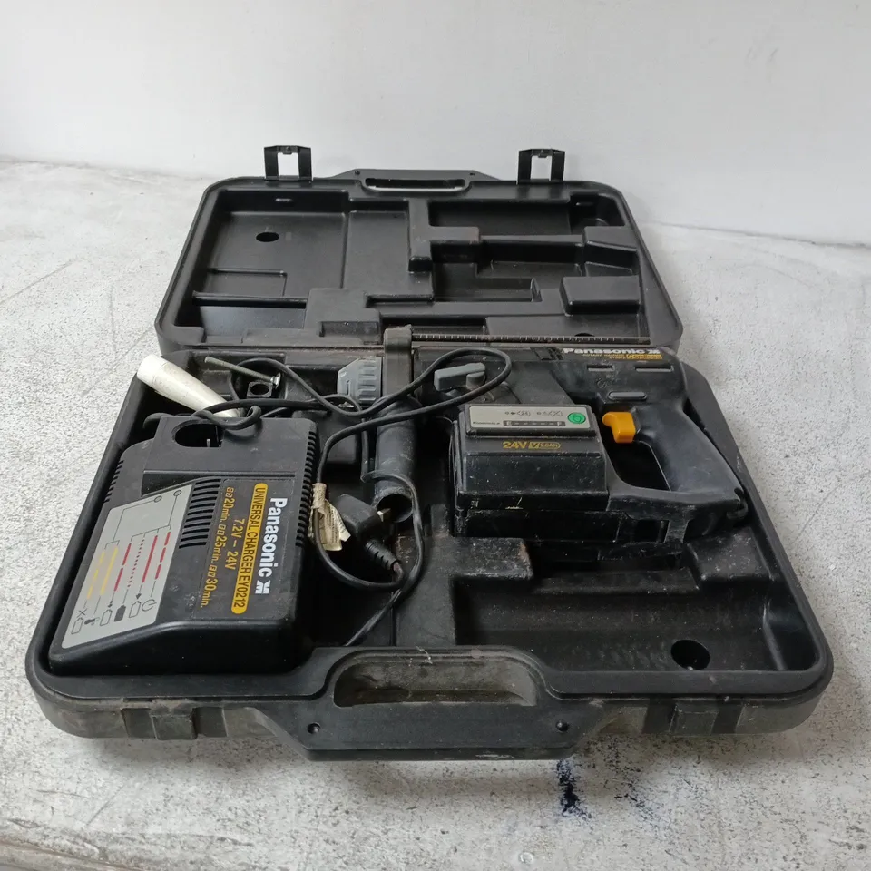 PANASONIC EY6812 ROTARY HAMMER – CORDLESS, IN PLASTIC CASE