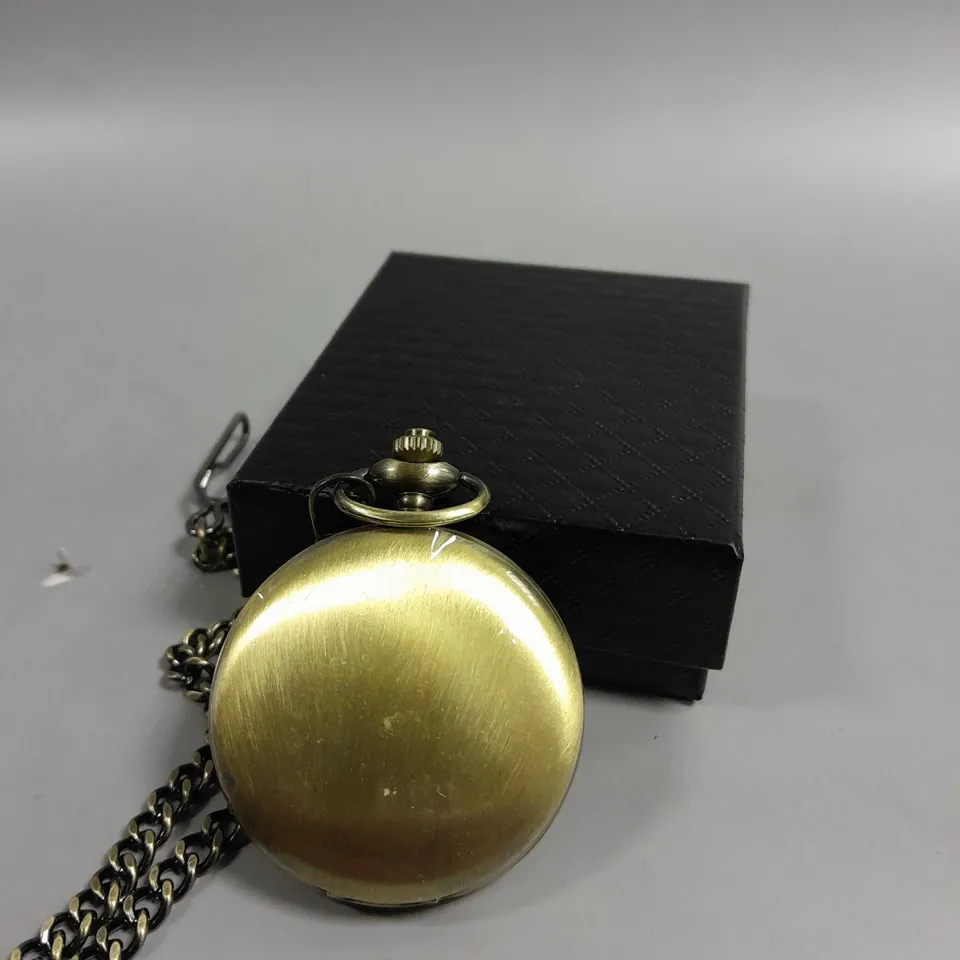 MENS EDISON POCKET WATCH WITH CHAIN