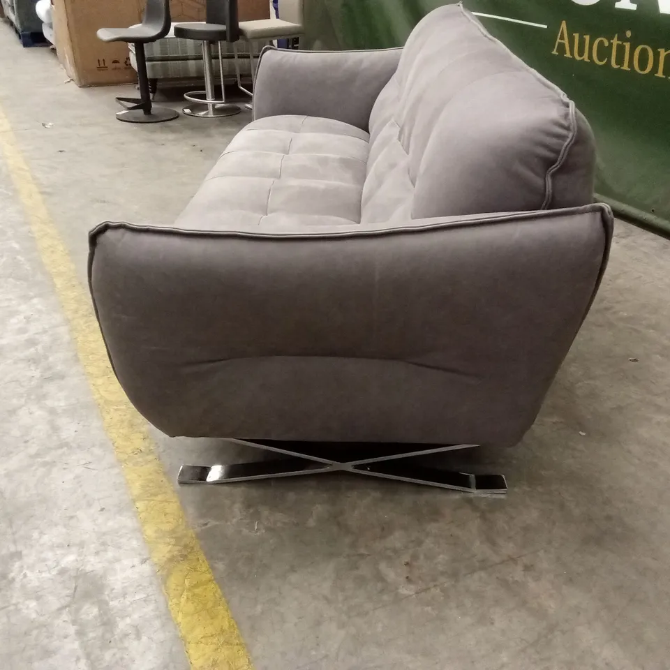 QUAILITY DESIGNER ITALIAN MADE SEVILLE 3 SEATER LEATHER SOFA