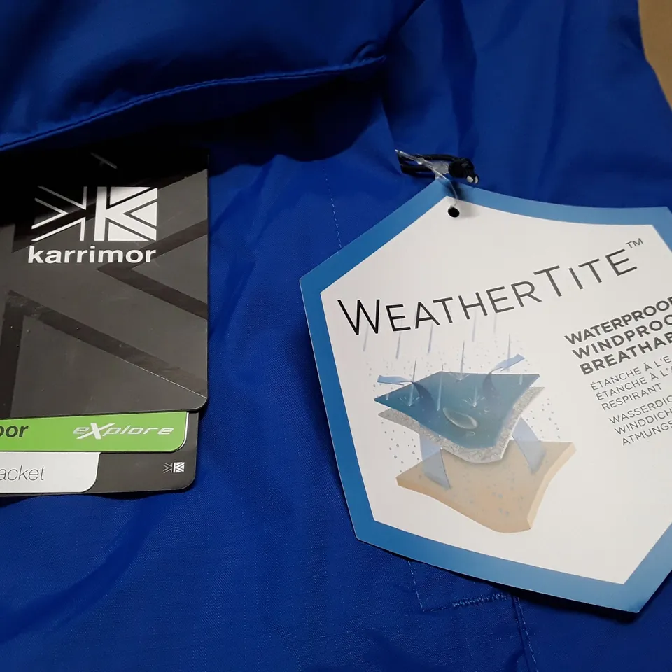 xlKARRIMOR OUTDOOR SIERRA JACKET IN BLUE - UK XL