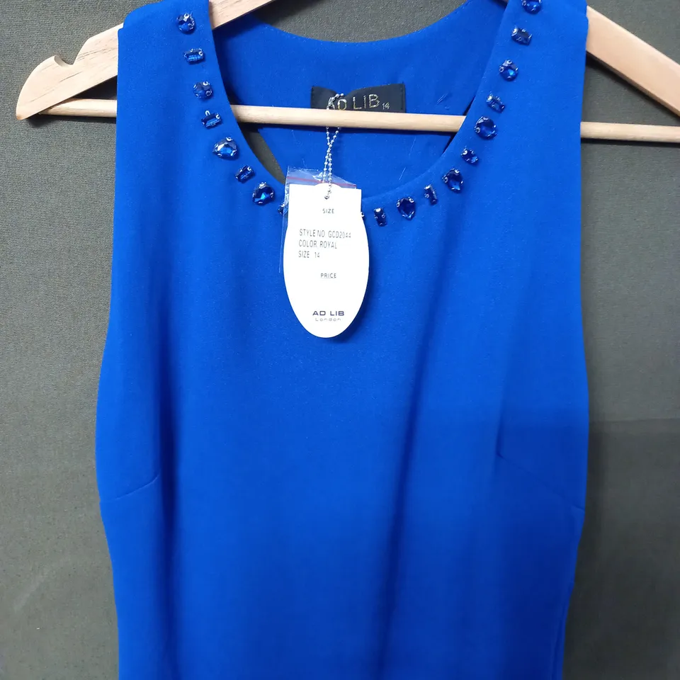AD LIB ROYAL BLUE OCCASIONAL DRESS - 10