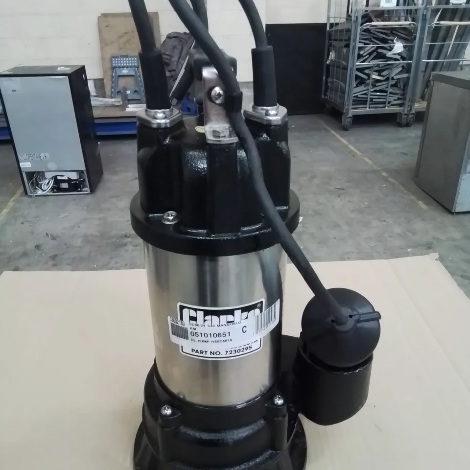 UNBOXED CLARKE PUMP - HSEC651A RRP £249