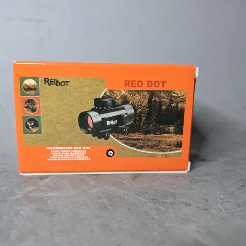 BOXED REDDOT ILLUMINATED RED DOT SIGHT 