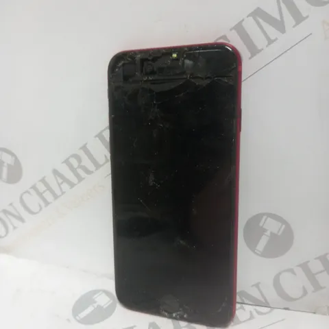 APPLE IPHONE IN RED - MODEL UNSPECIFIED