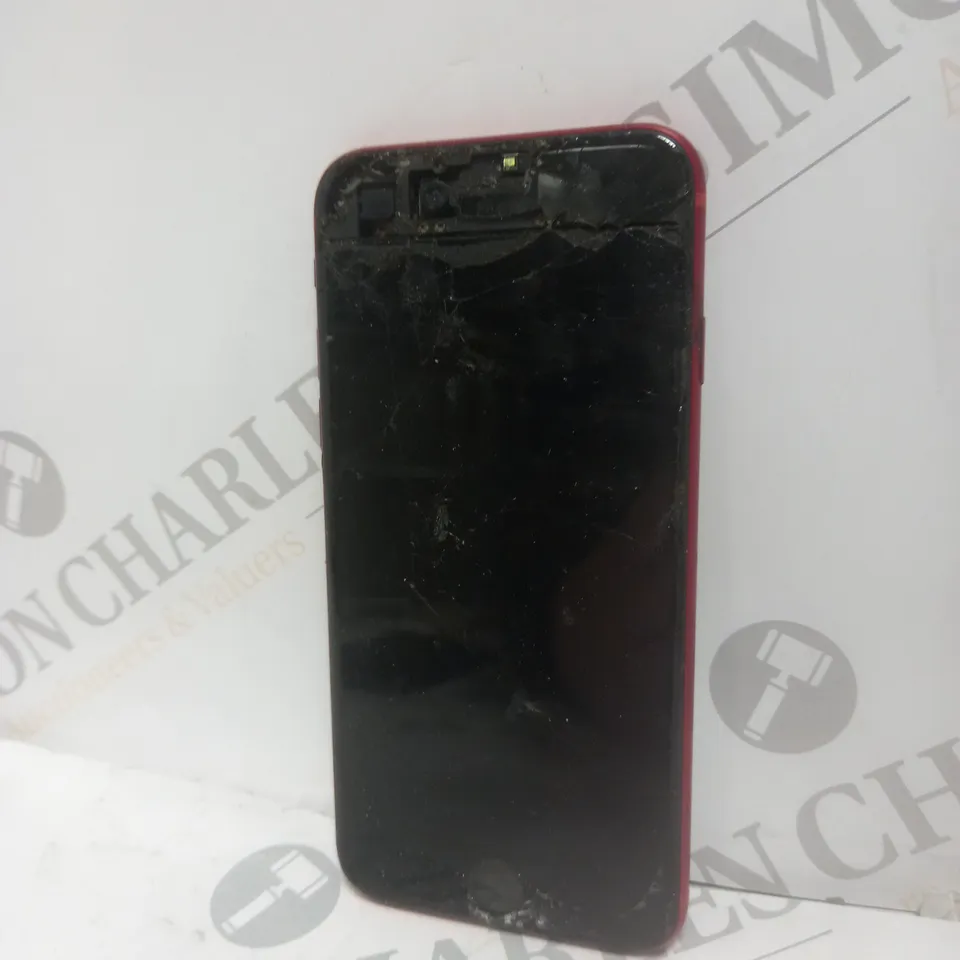 APPLE IPHONE IN RED - MODEL UNSPECIFIED
