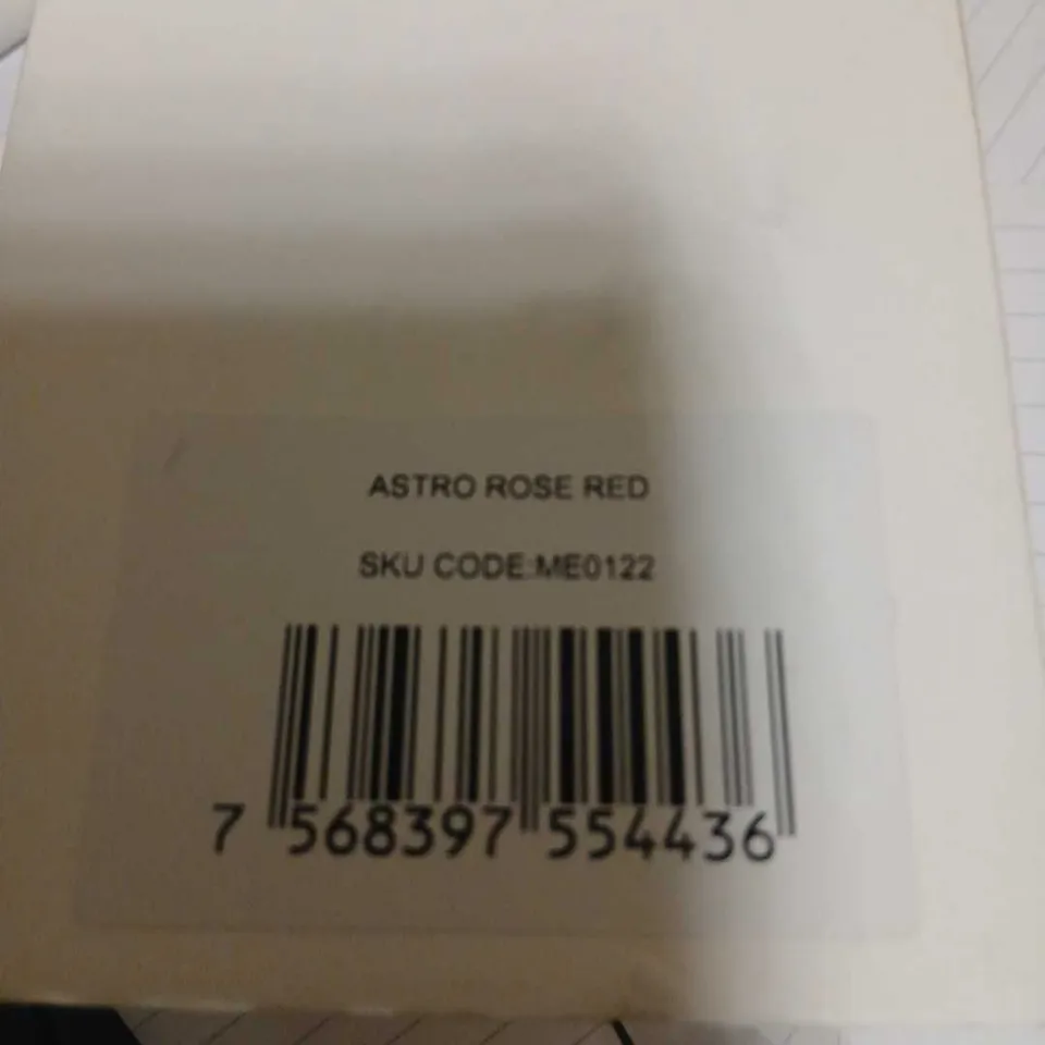 MANN EGERTON ASTRO ROSE RED CHRONOGRAPH WATCH – ROSE GOLD CASE, BLACK BEZEL & STRAP 