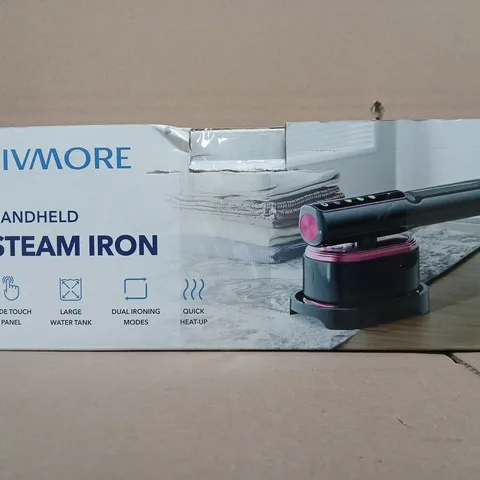 BOXED LIVMORE HANDHELD STEAM IRON