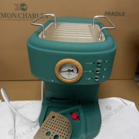 SWAN NORDIC ONE TOUCH ESPRESSO MACHINE - PINE GREEN
