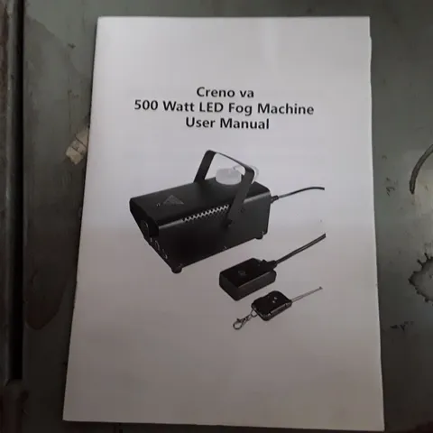 BOXED CRENO VA 500 WATT LED FOG MACHINE 