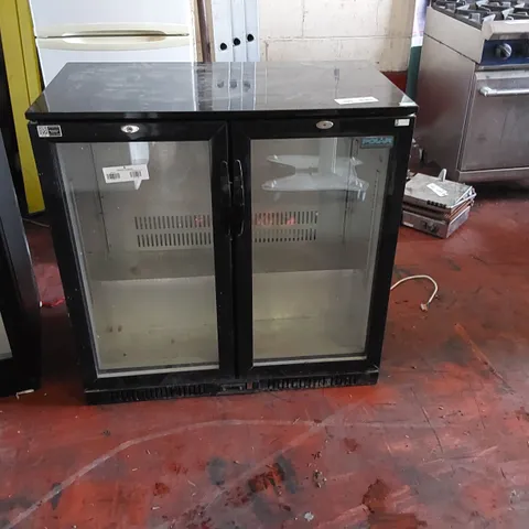 D POLAR G-SERIES BACK BAR COOLER WITH HINGED DOORS 208LTR