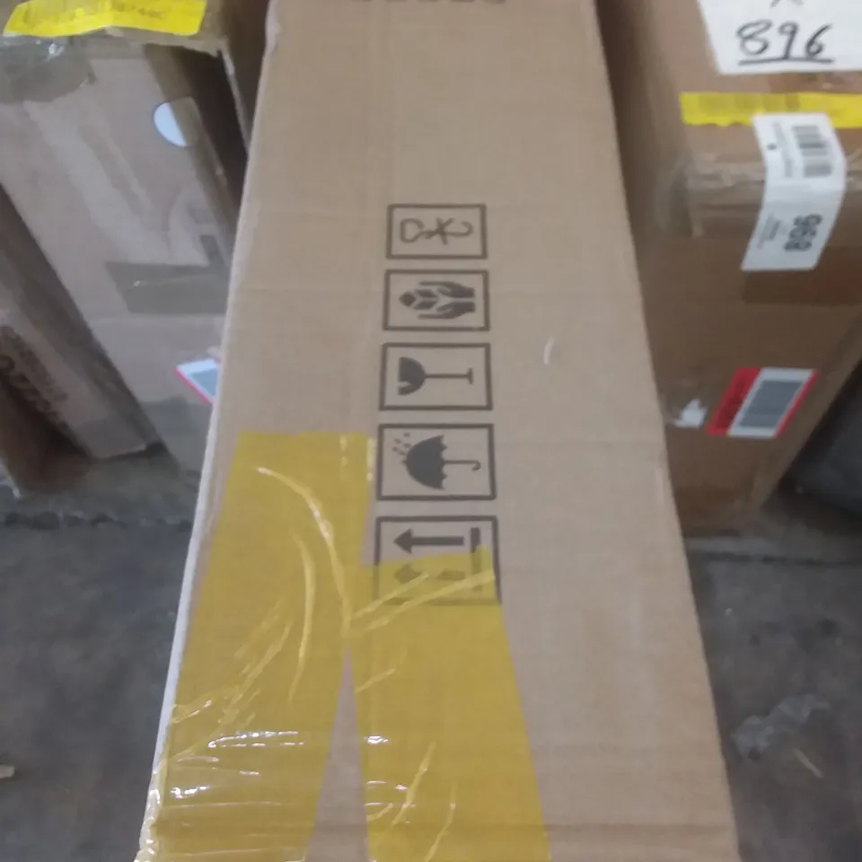 BOXED CHILTON 4+4 CHEST DRAWER - BLACK GLOSS (BOX 2 ONLY)